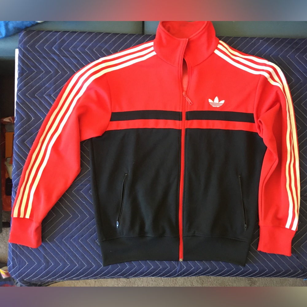 Adidas blue label track jacket vintage